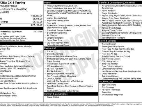 Used 2020 MAZDA CX-5 Touring image 33