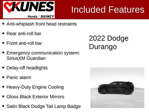 Used 2022 Dodge Durango R/T w/ Blacktop Package AWD/4WD image 3