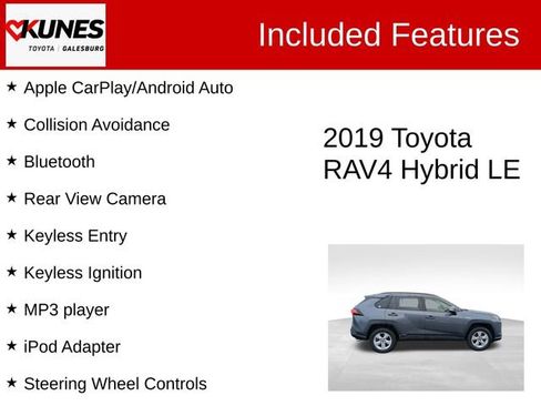 Used 2019 Toyota RAV4 LE w/ Carpet Mat Package AWD/4WD image 2