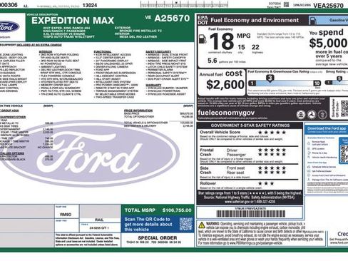 New 2027 Ford Expedition Max King Ranch AWD/4WD image 4