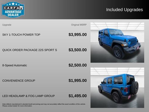 Used 2024 Jeep Wrangler Unlimited Sport AWD/4WD image 3