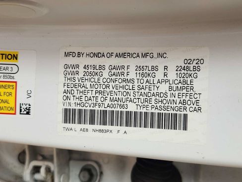 Used 2020 Honda Accord Touring image 32