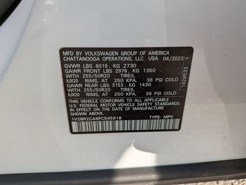 Certified 2023 Volkswagen Atlas SEL AWD/4WD image 37