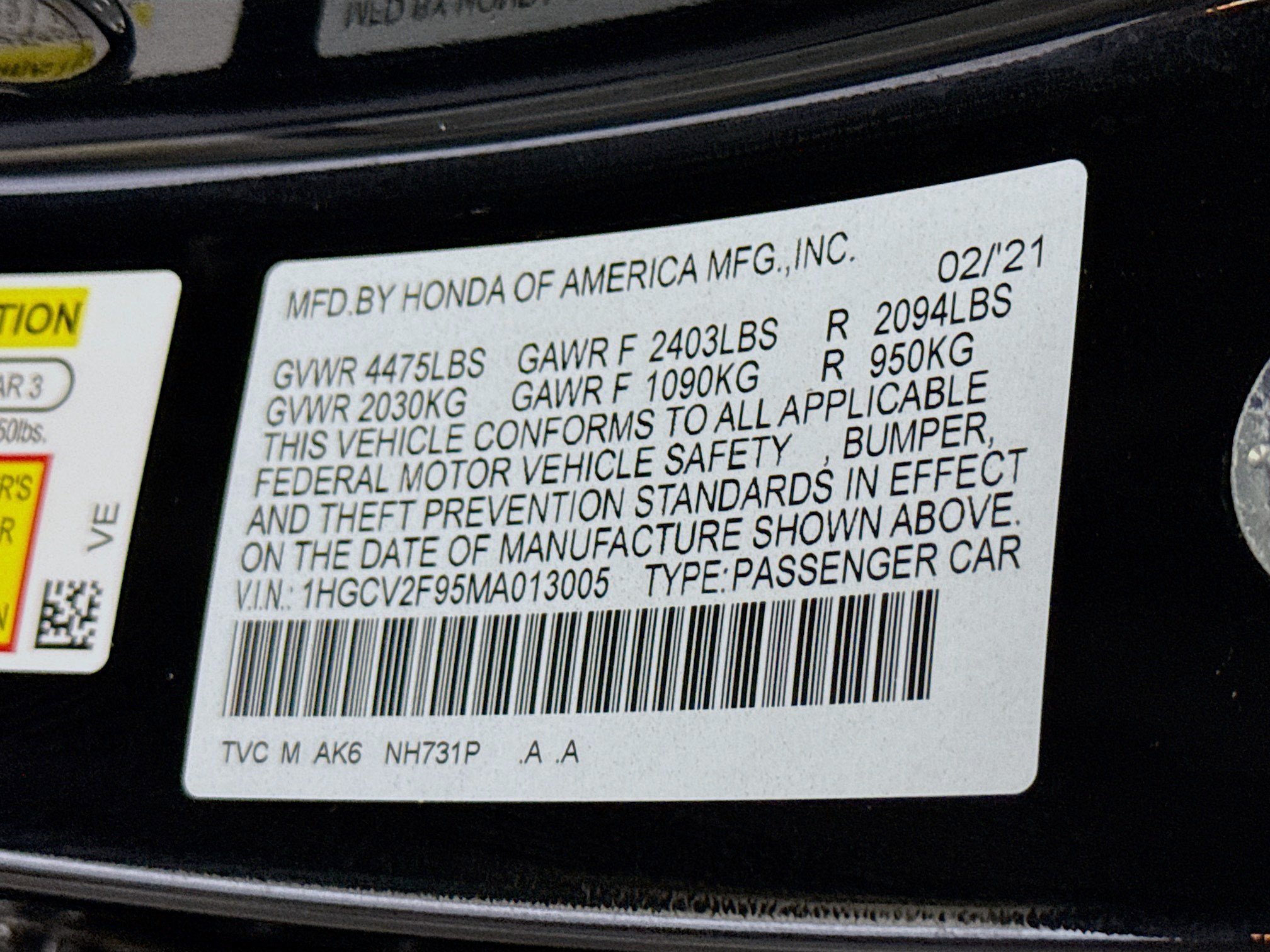 Used 2021 Honda Accord Touring image 40