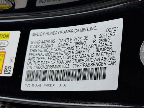 Used 2021 Honda Accord Touring image 40