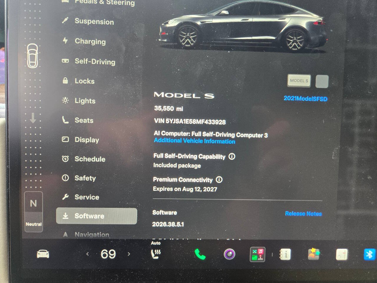 Used 2021 Tesla Model S Long Range AWD/4WD image 29