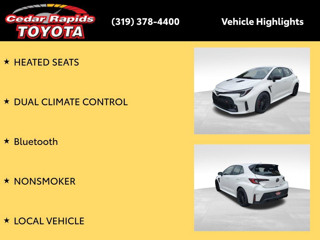 Certified 2023 Toyota Corolla GR w/ Performance Package AWD/4WD image 16