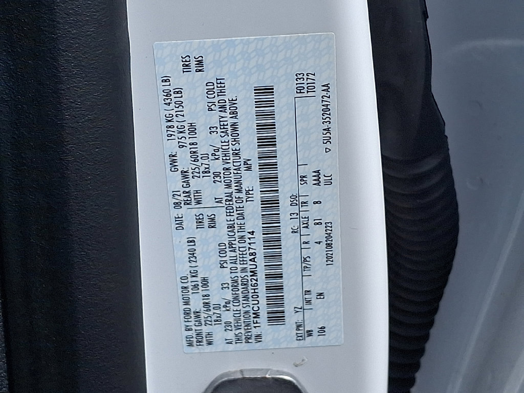 Used 2021 Ford Escape SEL FWD image 28