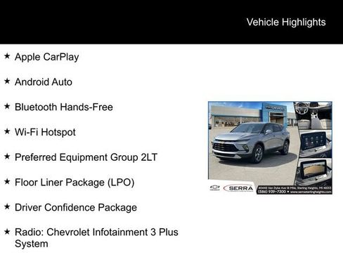 Certified 2023 Chevrolet Blazer LT w/ Driver Confidence Package FWD image 4
