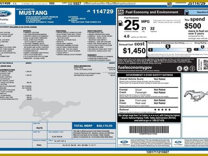 Used 2018 Ford Mustang Premium w/ Safe & Smart Package