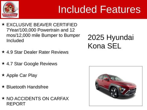Used 2025 Hyundai Kona SEL FWD image 4
