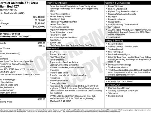 Used 2020 Chevrolet Colorado Z71 image 3