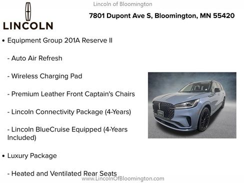 New 2026 Lincoln Aviator Reserve AWD/4WD image 9