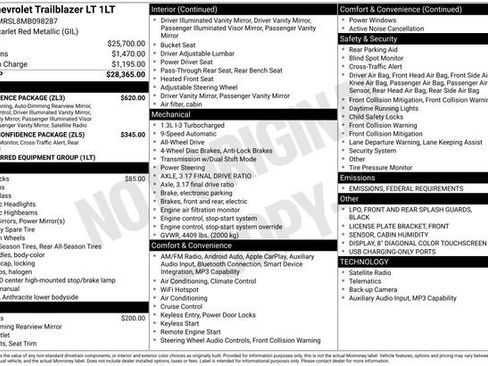 Certified 2021 Chevrolet TrailBlazer LT w/ Convenience Package image 2