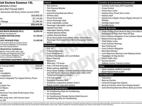 Used 2024 Buick Enclave Essence w/ Experience Buick Package FWD image 41