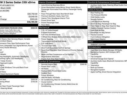 Used 2020 BMW 330i xDrive Sedan w/ Driving Assistance Package