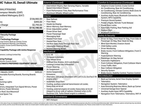 New 2026 GMC Yukon XL Denali Ultimate AWD/4WD image 26