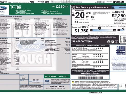 Certified 2022 Ford F150 XLT w/ Equipment Group 301A Mid image 39