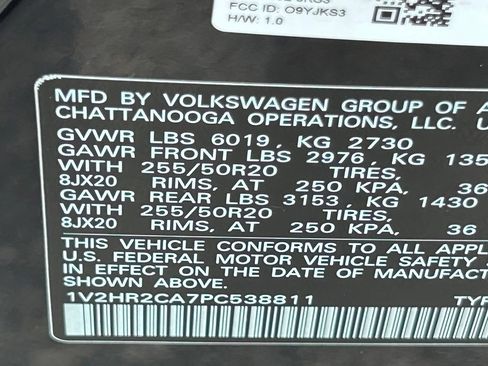 Certified 2023 Volkswagen Atlas SE AWD/4WD image 60