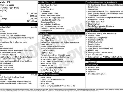 Used 2018 Kia Niro LX image 2