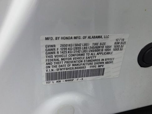 Used 2020 Honda Pilot EX-L image 7