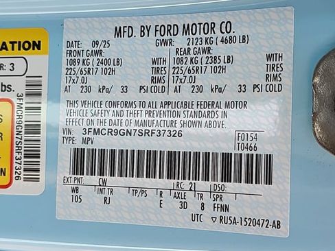 Used 2025 Ford Bronco Sport Heritage w/ Convenience Package AWD/4WD image 34