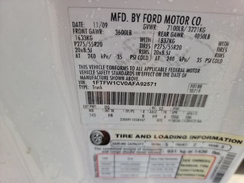 Used 2010 Ford F150 Lariat RWD image 23