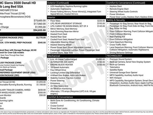 Used 2024 GMC Sierra 3500 Denali w/ Denali Reserve Package AWD/4WD image 10