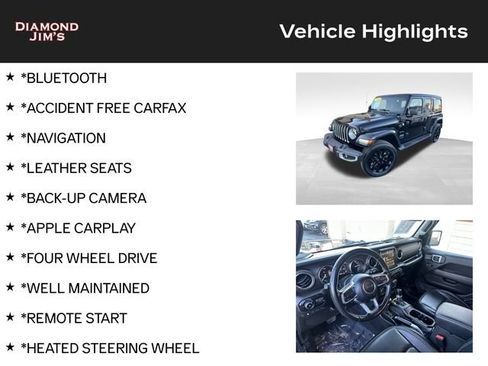 Used 2021 Jeep Wrangler Unlimited Sahara w/ Cold Weather Group image 4