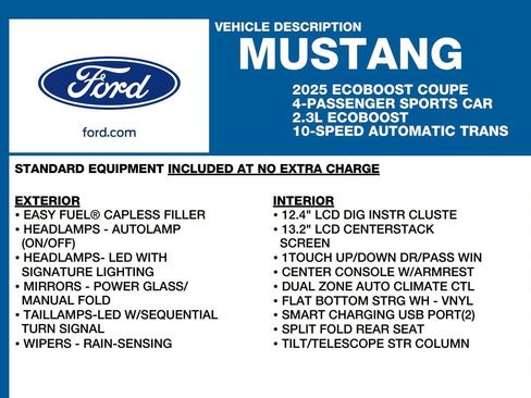 Used 2025 Ford Mustang Coupe image 47