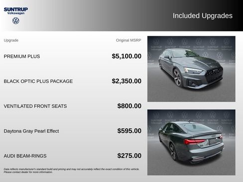 Used 2023 Audi A5 2.0T Premium Plus w/ Premium Plus AWD/4WD image 2
