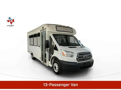 Used 2018 Ford Transit 350 156 DRW w/ Shuttle Bus Prep Package image 1