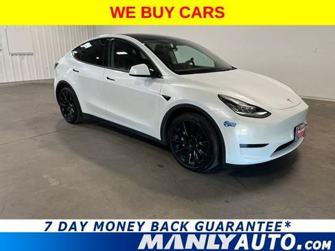 Used 2021 Tesla Model Y Long Range AWD/4WD image 1