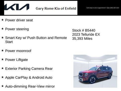 Used 2023 Kia Telluride EX w/ EX Captain's Chair Package AWD/4WD image 19