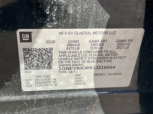 Used 2018 Chevrolet Traverse High Country w/ LPO, Cargo Package image 34