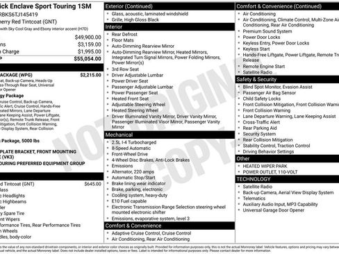 New 2026 Buick Enclave Sport Touring w/ Power Package FWD image 47