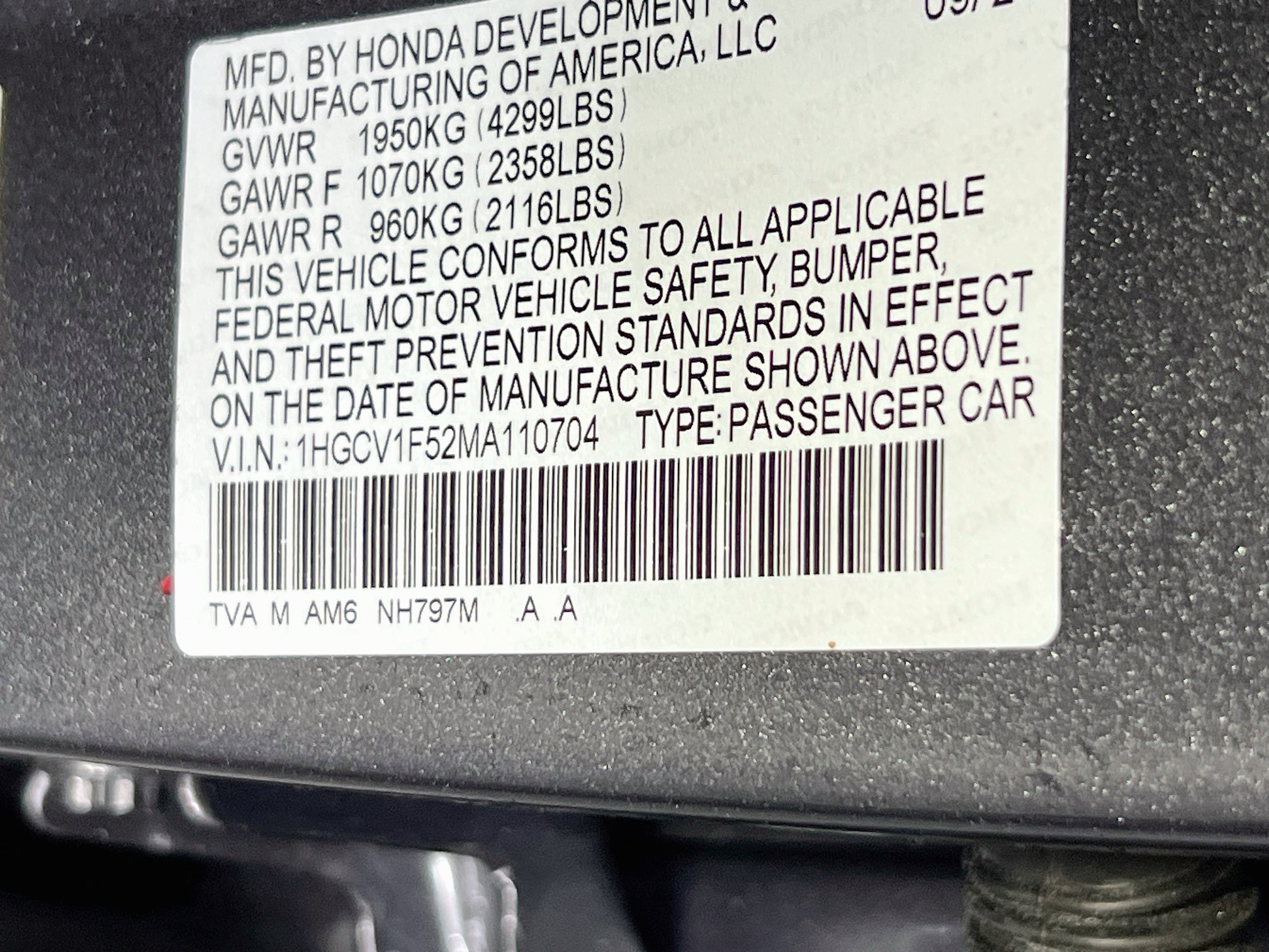 Used 2021 Honda Accord EX-L image 31