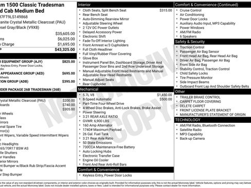 Used 2020 RAM 1500 Tradesman w/ Popular Equipment Group AWD/4WD image 3