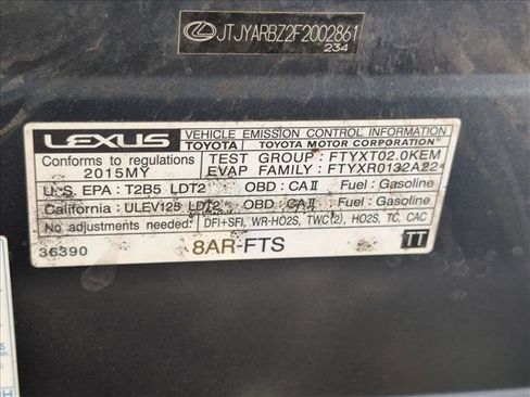 Used 2015 Lexus NX 200t FWD w/ Luxury Package image 14