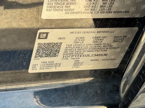 Used 2020 Chevrolet Silverado 1500 LT Trail Boss w/ Convenience Package AWD/4WD image 19