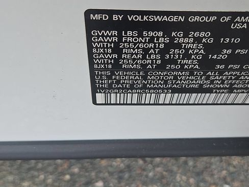 Used 2024 Volkswagen Atlas Peak Edition SEL AWD/4WD image 15