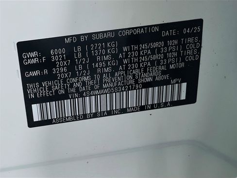 Used 2025 Subaru Ascent Bronze Edition image 38