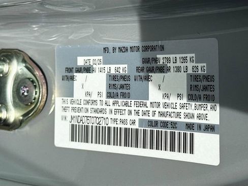 New 2026 MAZDA MX-5 Miata Grand Touring w/ Weather Package RWD image 27