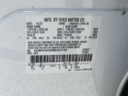 Used 2021 Ford Edge Titanium AWD/4WD image 29