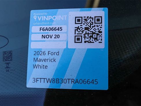 New 2026 Ford Maverick XL w/ Equipment Group 101A image 30