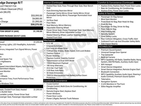 Used 2022 Dodge Durango R/T w/ Trailer Tow Group IV AWD/4WD image 18