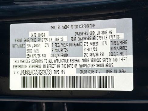 Certified 2025 MAZDA CX-90 3.3 Turbo S w/ Premium Plus image 29