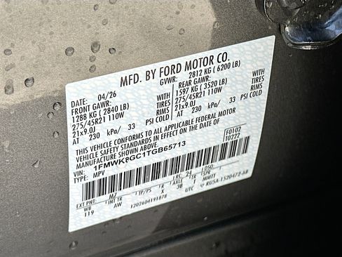New 2026 Ford Explorer ST w/ Sun And Sound Package AWD/4WD image 21