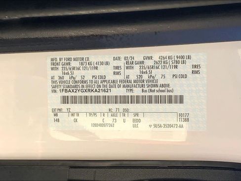 Used 2024 Ford Transit 350 XLT image 33