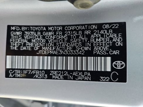 Certified 2022 Toyota Corolla LE image 23
